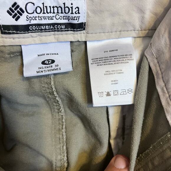 Columbia Pant's Size 42-Sage Green - Picture 4 of 9